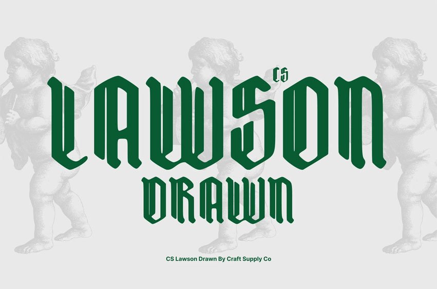 CS Lawson Drawn Font