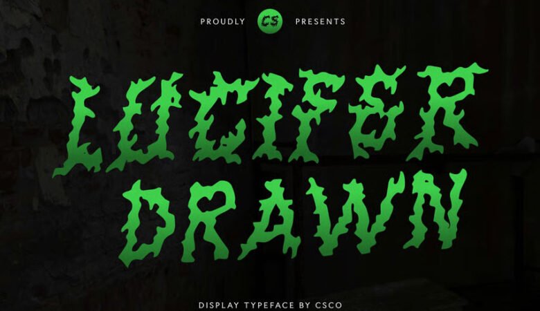 CS Lucifer Drawn Font