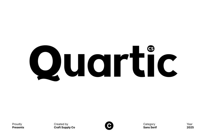 CS Quartic Font