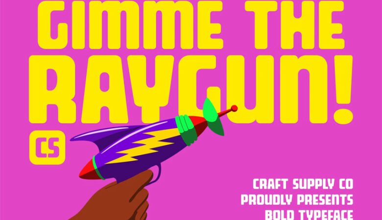 CS Raygun Font