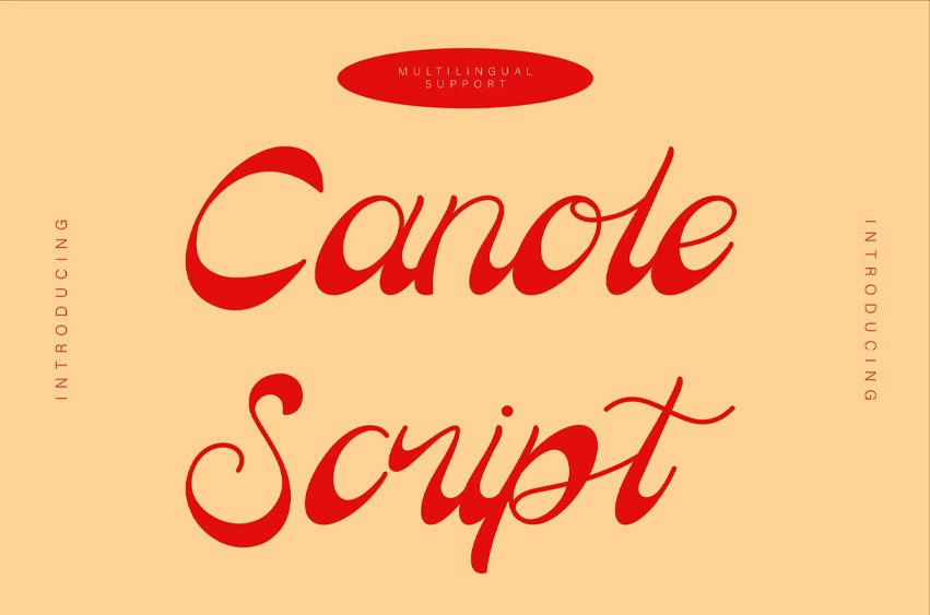 Canole Script Font