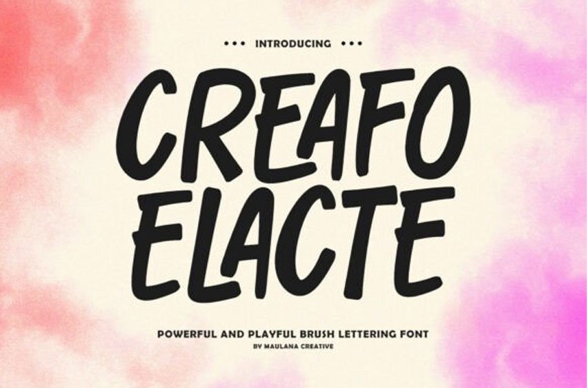 Creafo Elacte Font