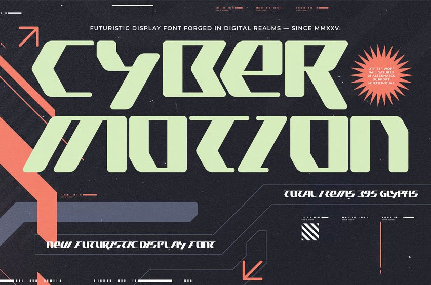 Cyber Motion Font