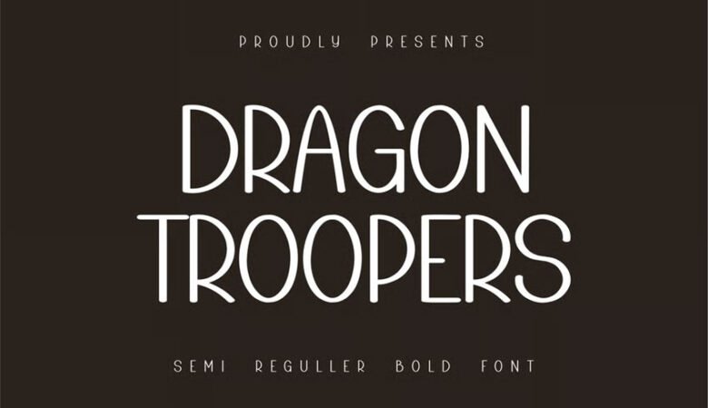 Dragon Troopers Font