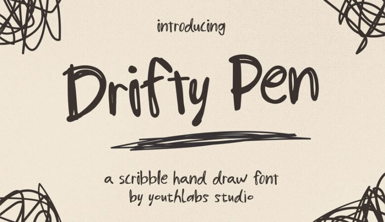 Drifty Pen Font