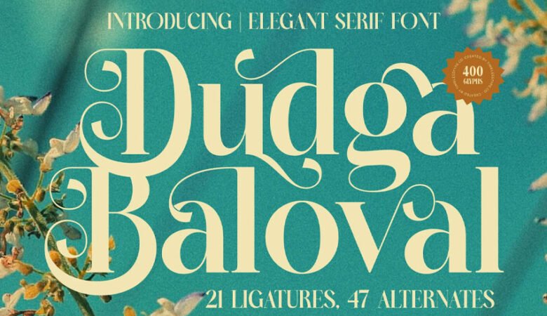 Dudga Baloval Font
