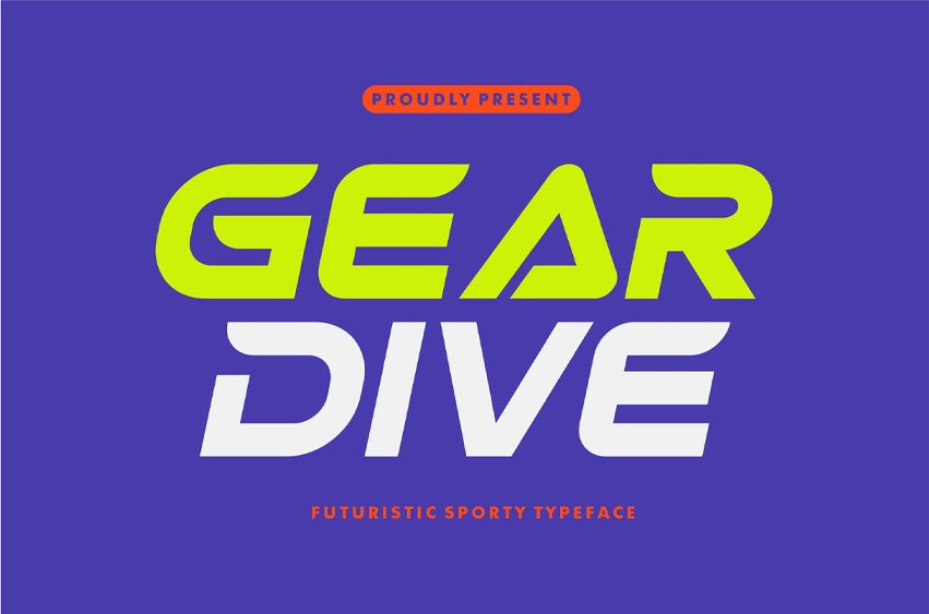 Geardive Font