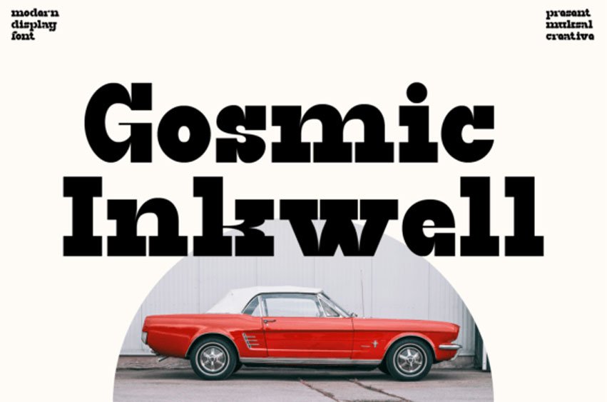 Gosmic Inkwill Font