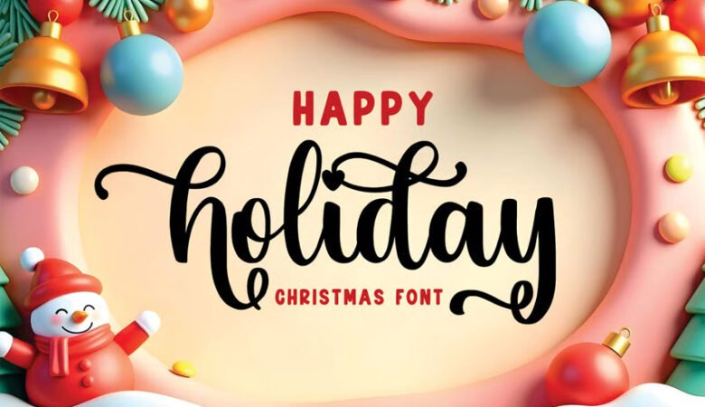 Holiday Christmas Font