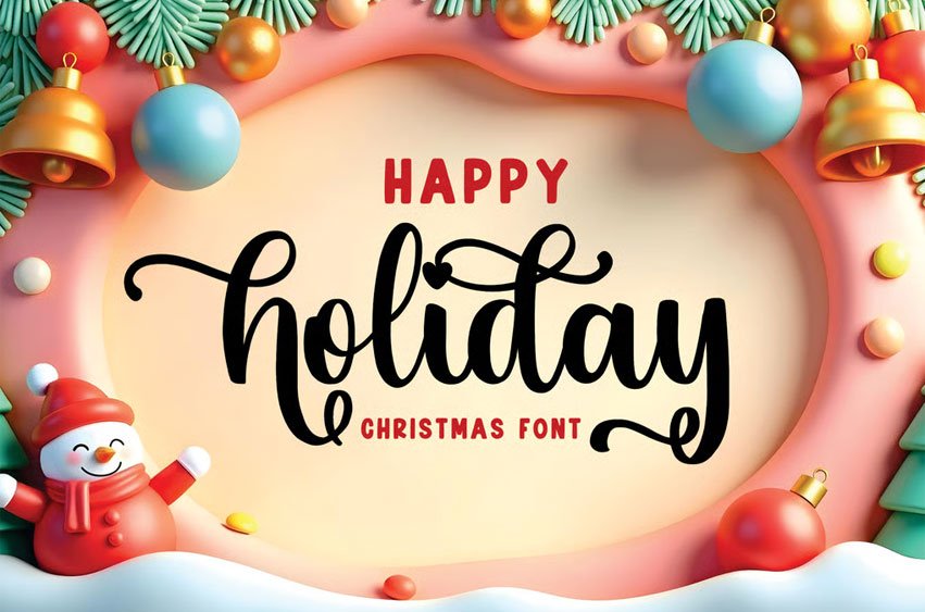Holiday Christmas Font