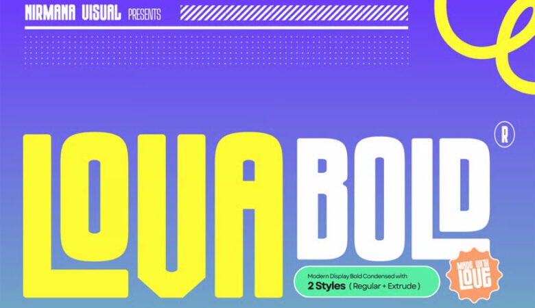 Lova Bold Font