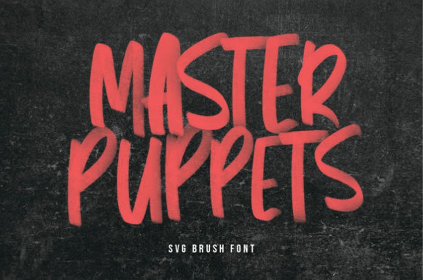Master Puppets Font