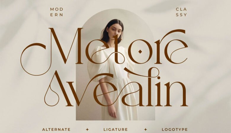 Metore Avealin Font
