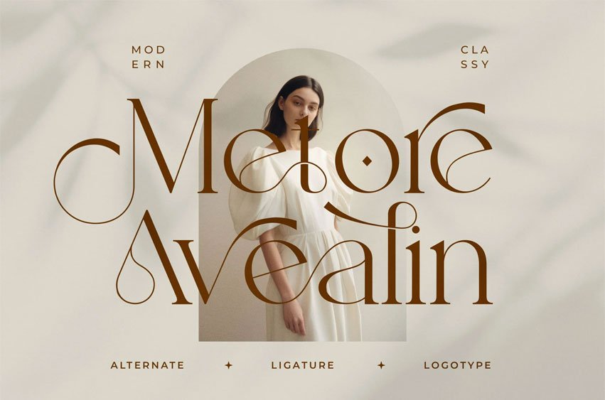 Metore Avealin Font