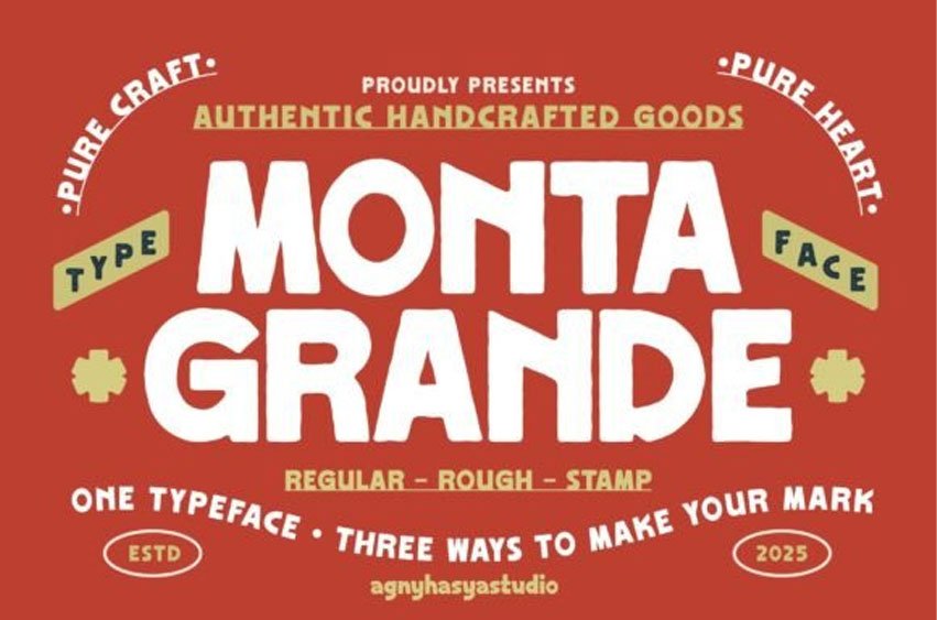 Monta Grande Font