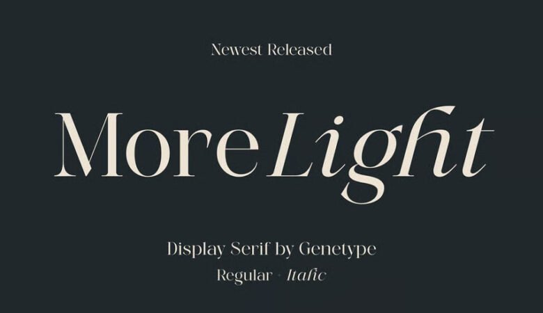 More Light Font
