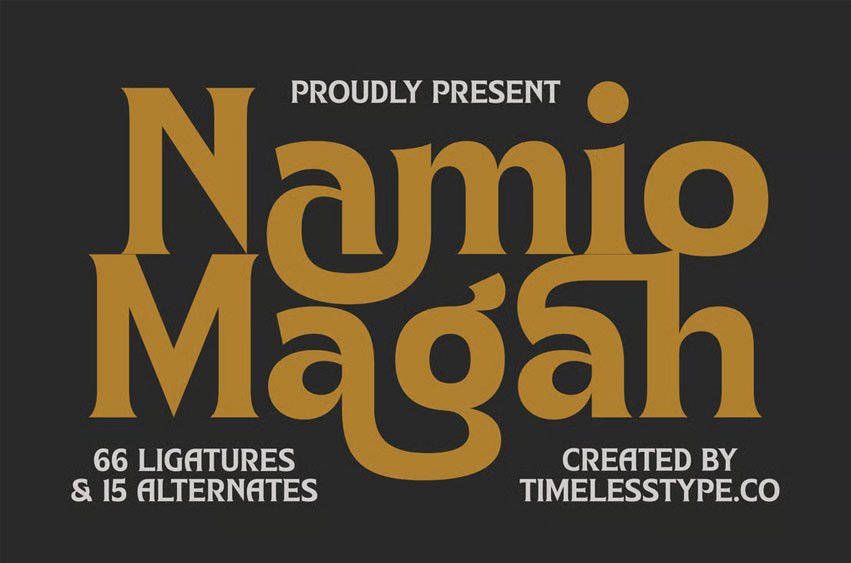 Namio Magah Font
