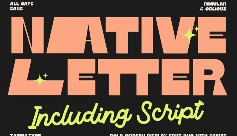 Native Letter Font