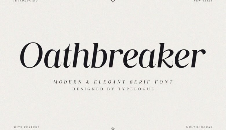 Oathbreaker Font