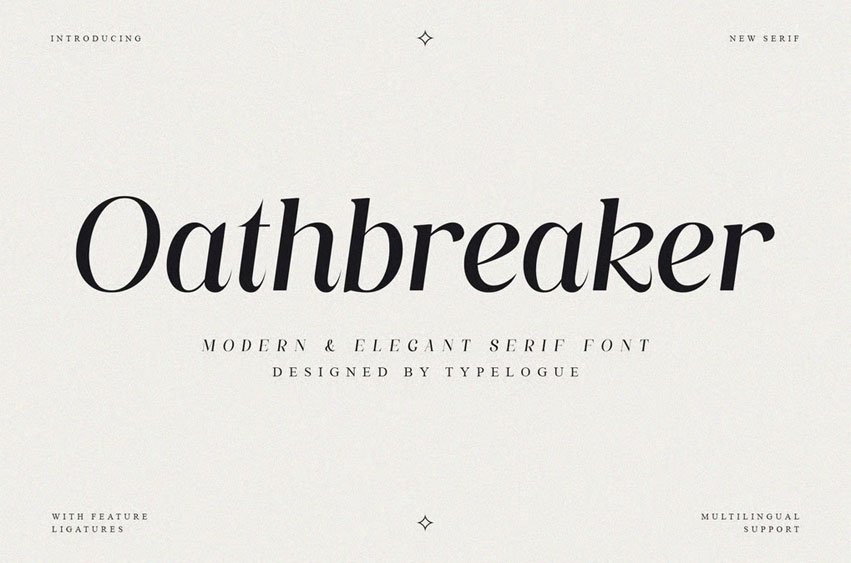 Oathbreaker Font