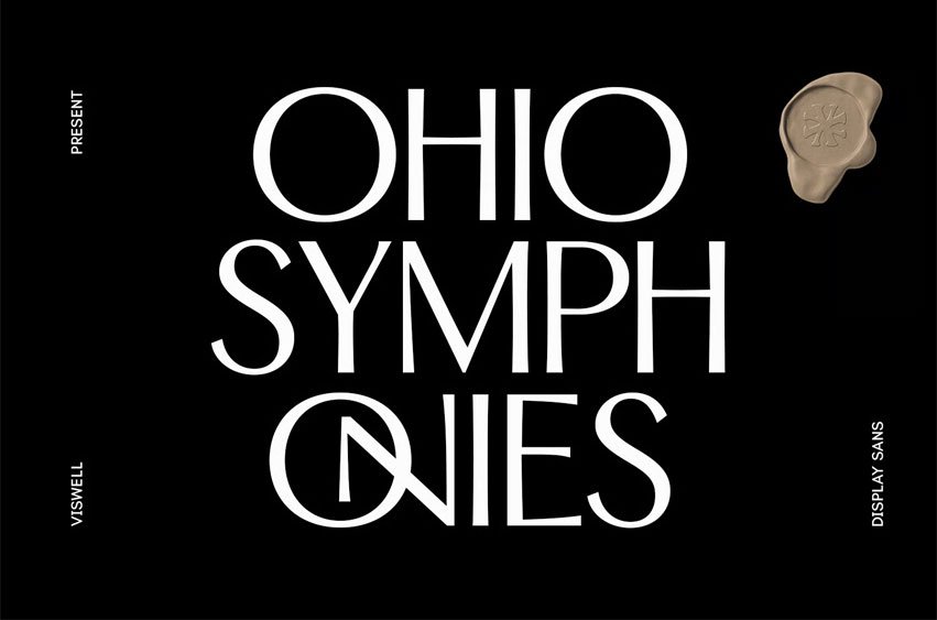 Ohio Symphonies Font