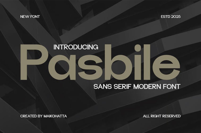 Pasbile Font