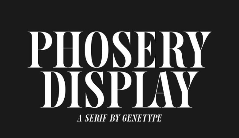 Phosery Display Font