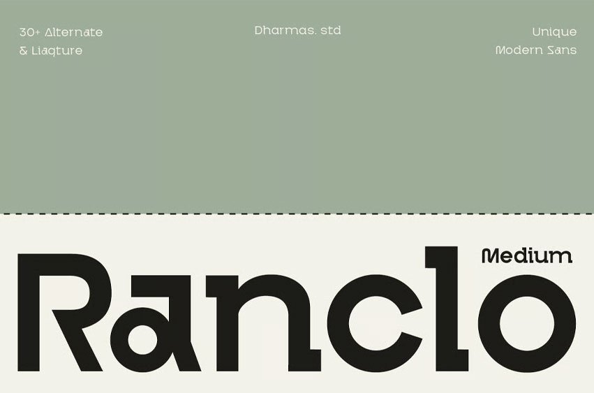 Ranclo Medium Font