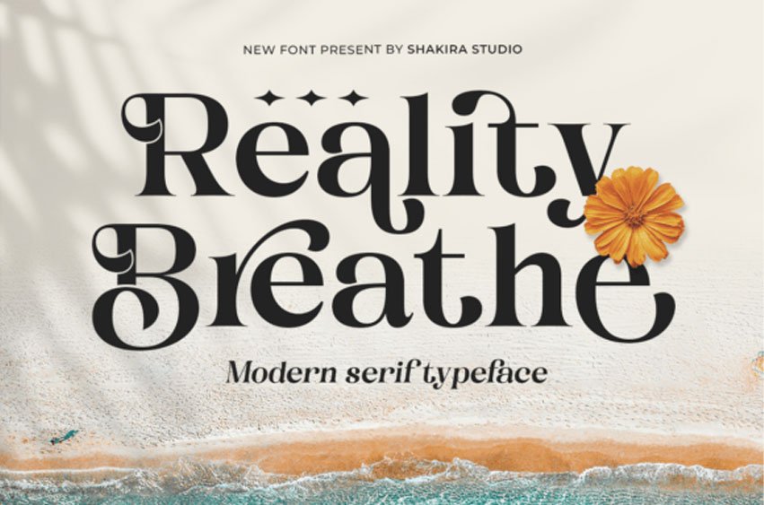 Reality Breathe Font