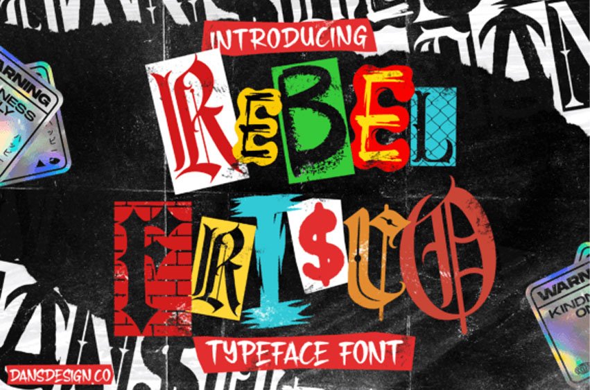 Rebel Frisco Font