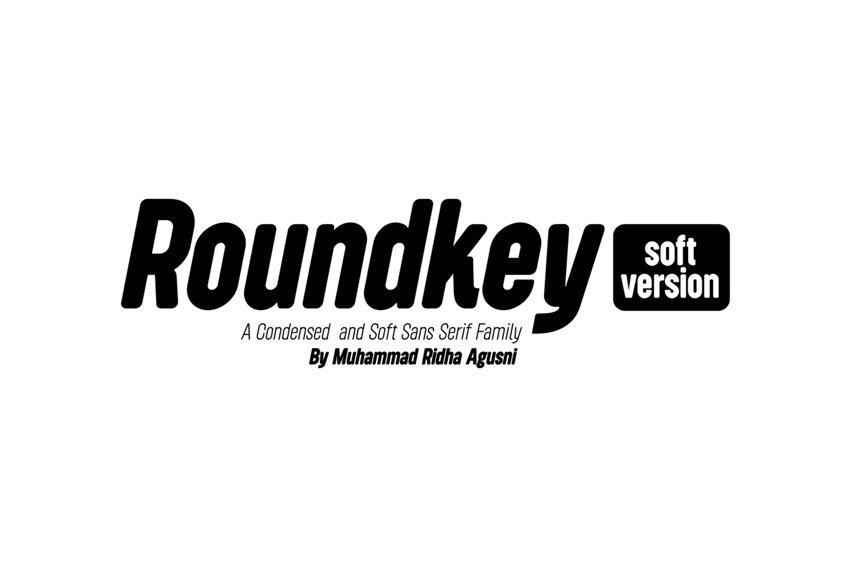 Roundkey Soft Version Font