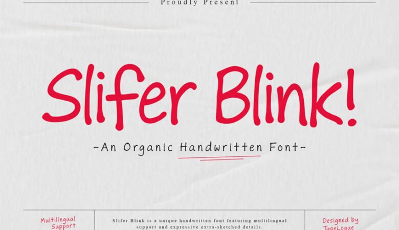Slifer Blink Font