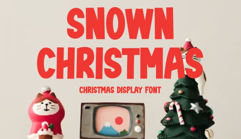 Snown Christmas Font