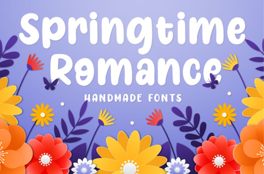 Springtime Romance Font