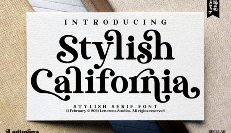 Stylish California Font