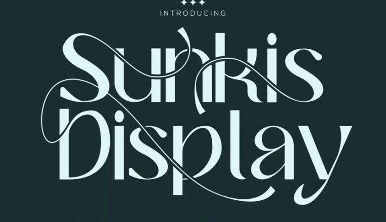 Sunkis Display Font