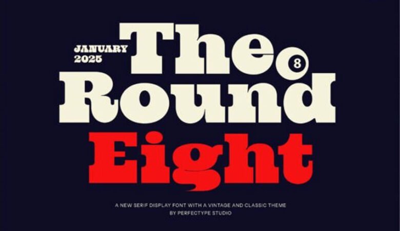 The Round Eight Font