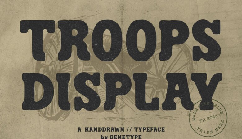 Troops Display Font