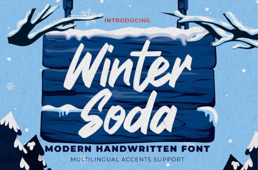 Winter Soda Font