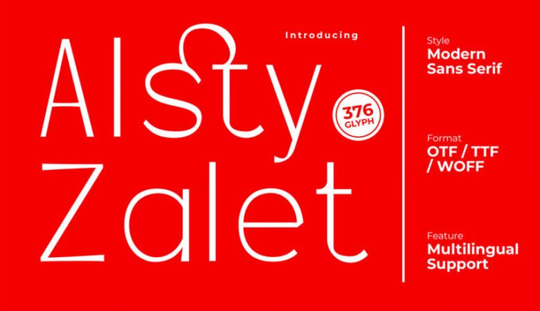 Alsty Zalet Font
