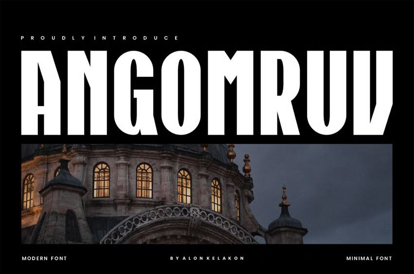 Angomruv Font