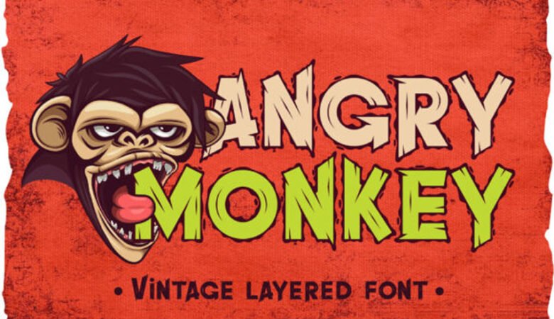 Angry Monkey Font