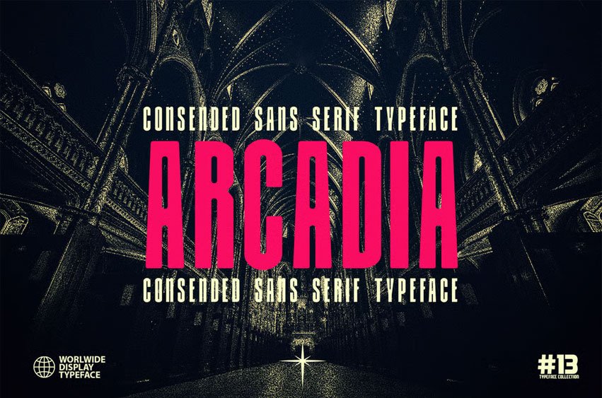 Arcadia Font