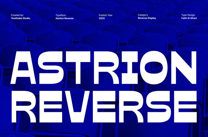 Astrion Reverse Font