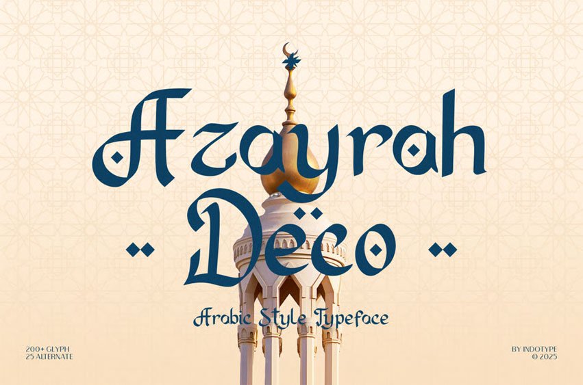 Azayrah Deco Font