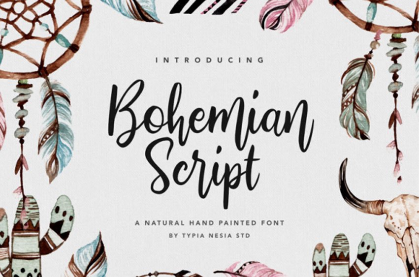Bohemian Script Font