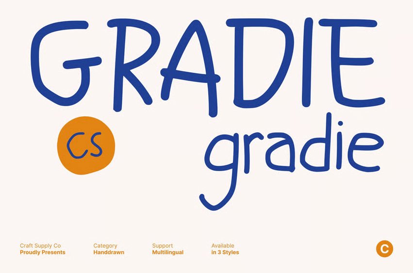 CS Gradie Font