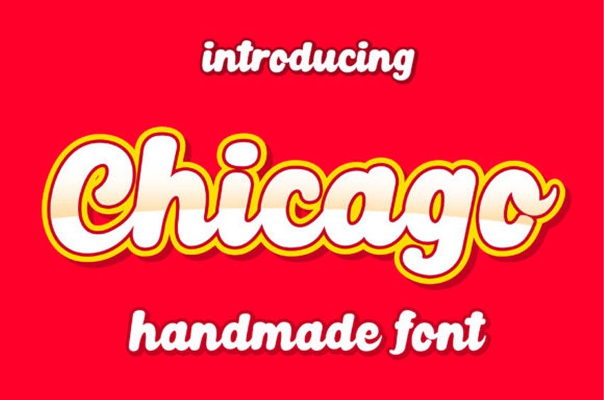 Chicago Handmade Font