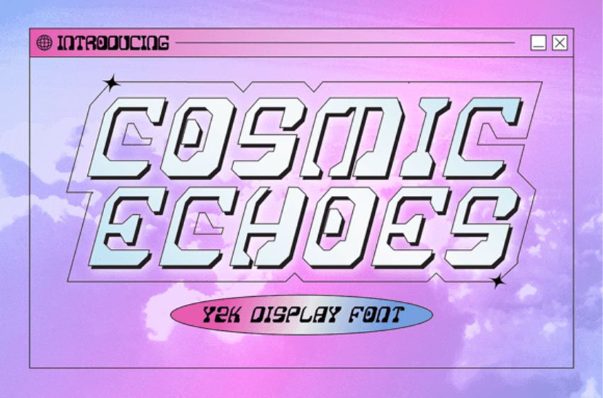 Cosmic Echoes Font