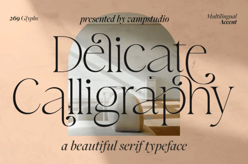 Delicate Calligraphy Font